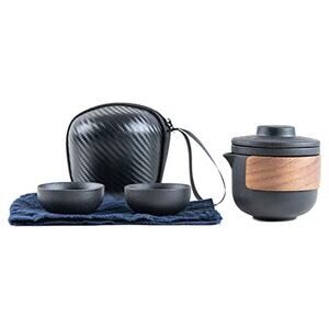Portable Ceramic Camping Tea Set